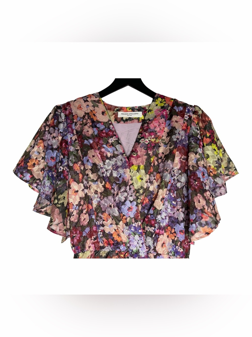 Amanda Uprichard Lucretia Mini Dress in Zahra Fleur Size XS - Picture 3 of 7